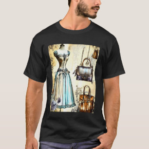 Camiseta Moda de la tendencia Gatsby de los locos años vein