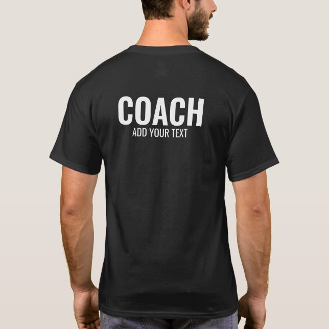 Camiseta Moda de moda para hombres de impresión de doble ca (Reverso)
