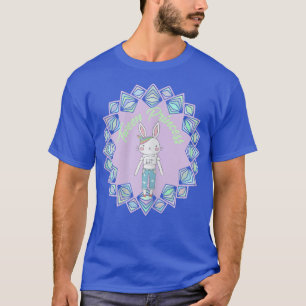 Camiseta Moda de moda Pastel T Bunny Tween Princess
