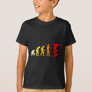 Camiseta Moda de monopatín Regalo de patinador Adolescentes