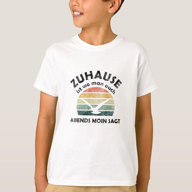 Camiseta Moda de origen Anclaje de Alemania del Norte Mar B (Anverso)