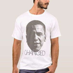 Camiseta Moda de semitono cambiada T de Obama