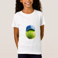 Moda de tenis: Pelota de tenis en Cap Tee para Chi