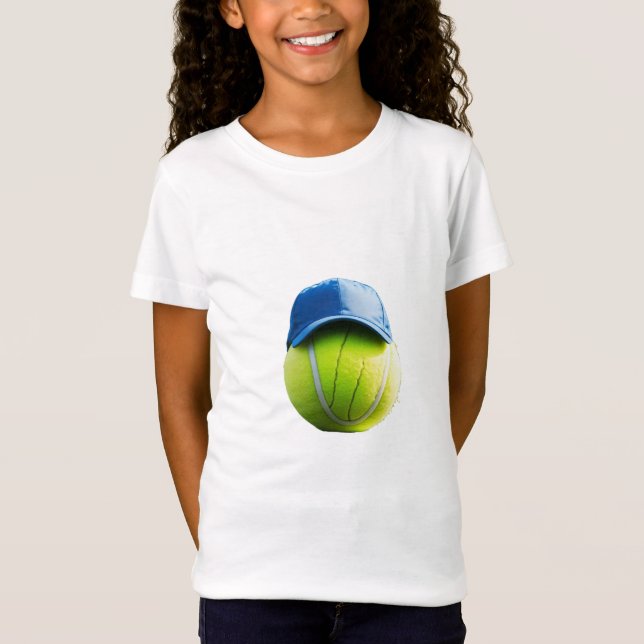 Camiseta Moda de tenis: Pelota de tenis en Cap Tee para Chi (Anverso)