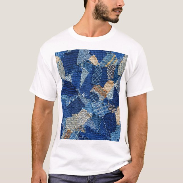 Camiseta Moda de trabajo en mosaico: diversión de patrón de (Anverso)