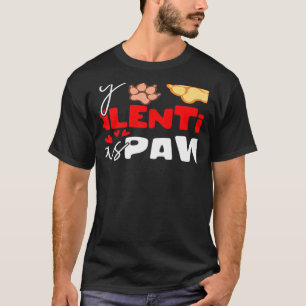 Camiseta Moda Declaración Día de San Valentín Perro Partner