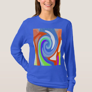 Camiseta Moda del arte del tiempo y la marea