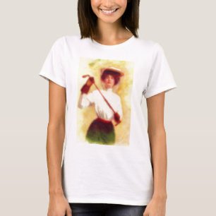Camiseta Moda del golf de la vintage mujer