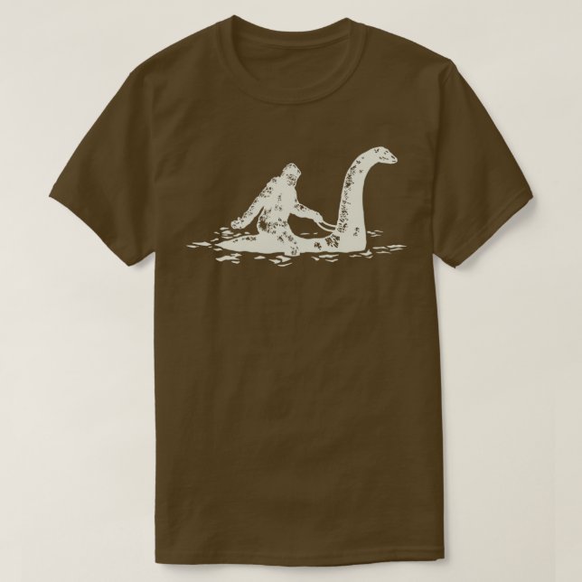 Camiseta Moda Del Monstruo De Loch Ness (Diseño del anverso)
