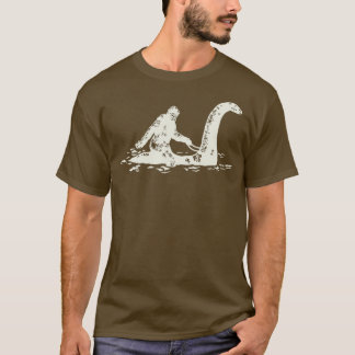 Camiseta Moda Del Monstruo De Loch Ness