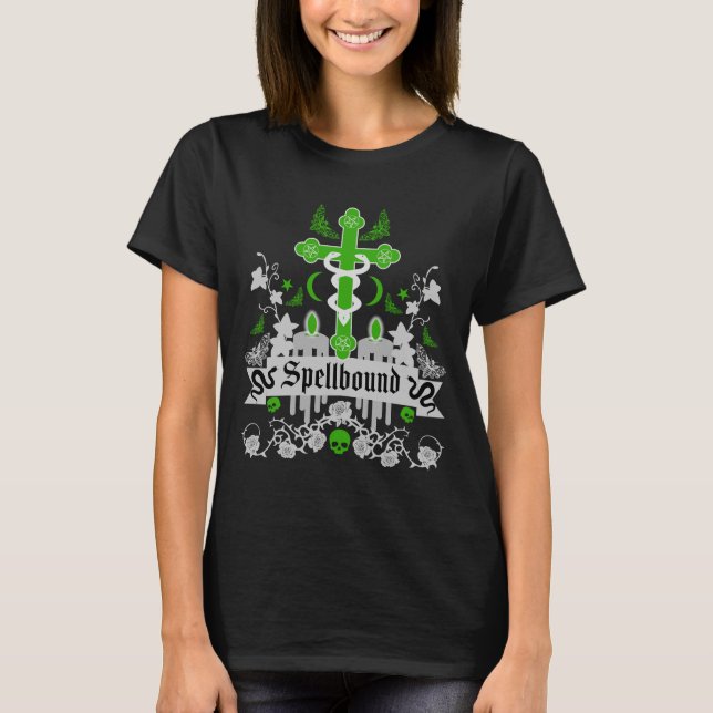 Camiseta Moda del Punk de gótico Post (Anverso)