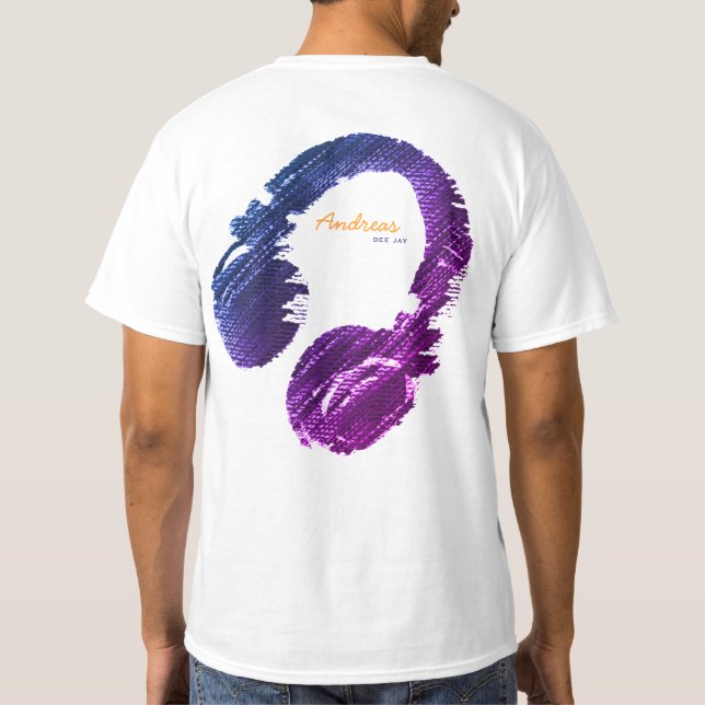 Camiseta moda dj cool y elegante (Reverso)