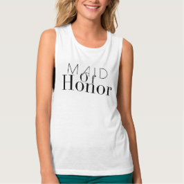 Camiseta Moda doncella de honor | Fiesta de bodas | Tank