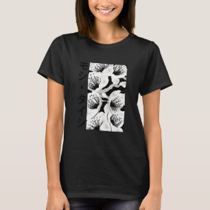 Camiseta Moda estética de flor floral de calzado japonesa