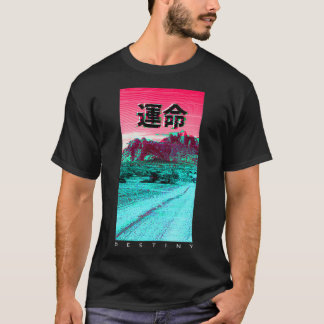 Camiseta Moda estética de vaporwave Anime Gi de los años 80
