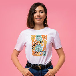 Camiseta Moda Fuerte Resumen Cita De Positividad Moderna
