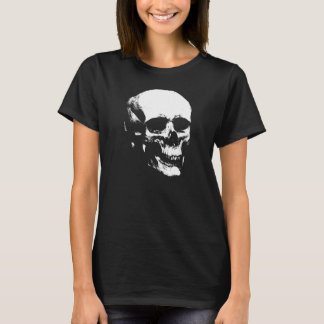 Camiseta Moda Gótic Cráneo