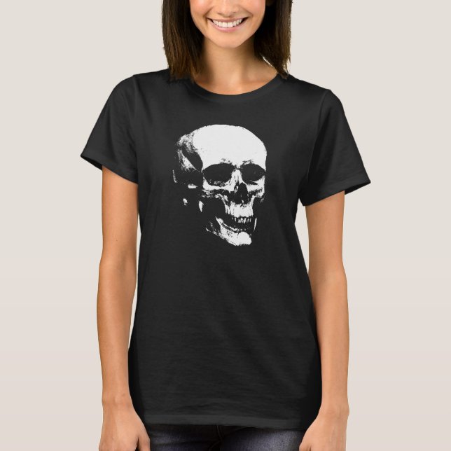 Camiseta Moda Gótic Cráneo (Anverso)