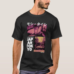 Camiseta Moda gráfica retro estética de la ropa de calle ja