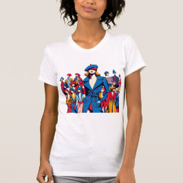 Camiseta Moda hacia adelante