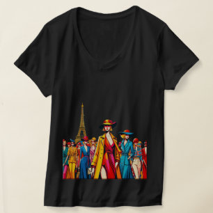 Camiseta Moda hacia adelante