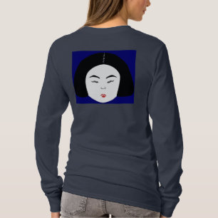 Camiseta Moda High-End Daily Make-up Marina Rutinaria Azul