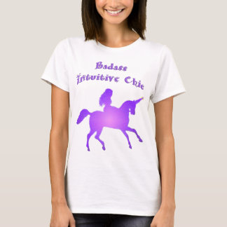 Camiseta Moda intuitiva de Badass con unicornio