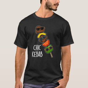 Camiseta Moda Kebab Funny Shish Kebab Pun Dark BG