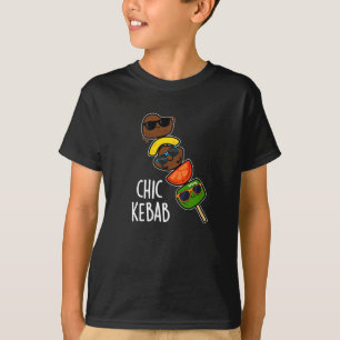 Camiseta Moda Kebab Funny Shish Kebab Pun Dark BG