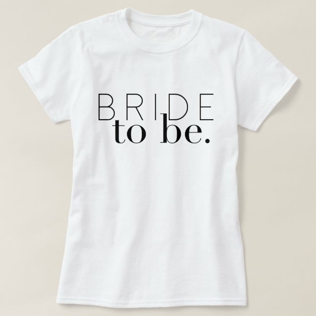 Camiseta Moda Novia a Ser | Fiesta de bodas | Novia (Diseño del anverso)