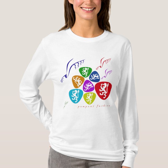 Camiseta moda pomposa (Anverso)