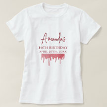 Moda Rosa Dorado Purpurina Dulce 16 Cumpleaños