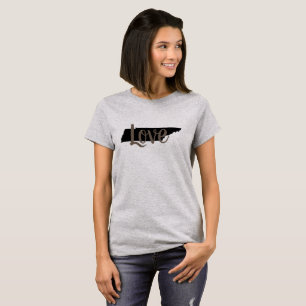 Camiseta moda rústica TENNESSEE AMOR en guión