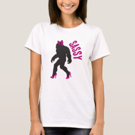 Camiseta Moda Sassy Sasquatch (pie grande)