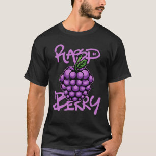 Camiseta moda urbana de frambuesa