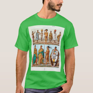 Camiseta Moda y accesorios de la antigua tribu africana