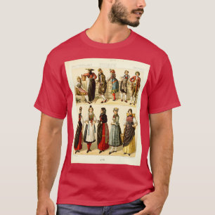 Camiseta Moda y estilo de vida suizos del siglo XVIII H