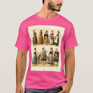 Camiseta Moda y estilo de vida suizos del siglo XVIII H