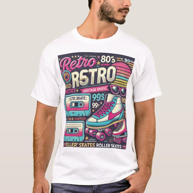 Camiseta Moda y nostalgia retro (Anverso)
