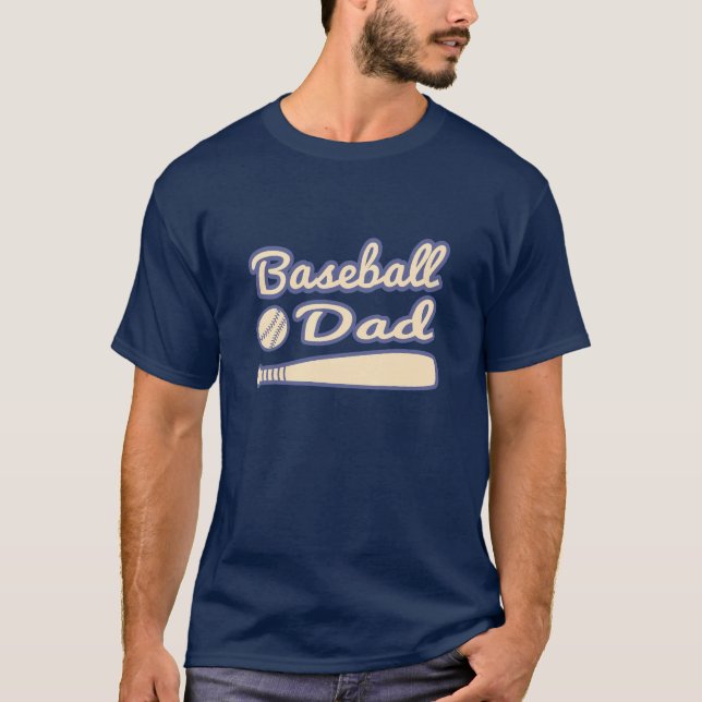 Camiseta Moda y papá de béisbol de Guay (Anverso)