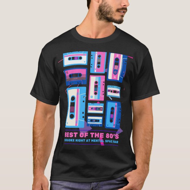 Camiseta Modas antiguas de estilo retro de los años 80 (Anverso)