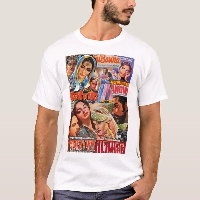 Camiseta Modelo 2 de Bollywood del vintage (Anverso)
