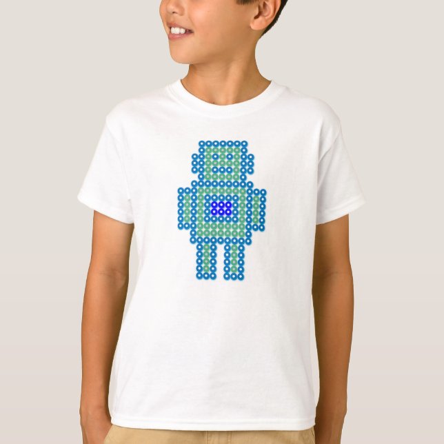 Camiseta Modelo #78 - PrinterKids del robot (Anverso)