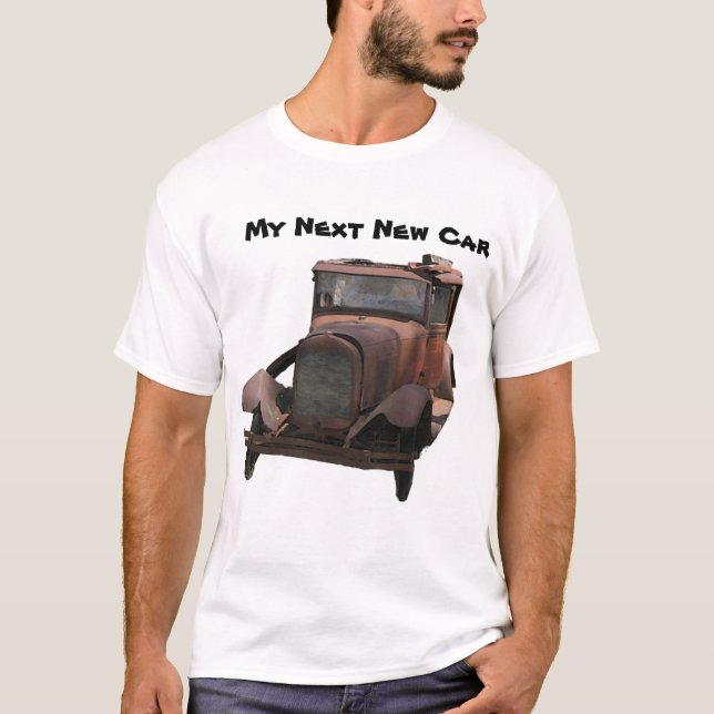 Camiseta Modelo A del vintage (Anverso)