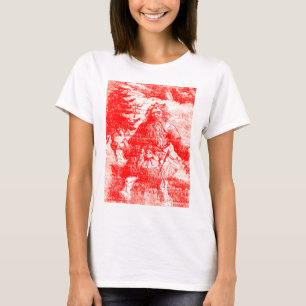 Camiseta Modelo colonial del período de Toile Papá Noel d