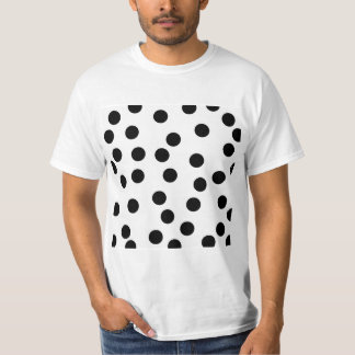 Camiseta Modelo dálmata blanco y negro del punto