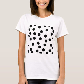 Camiseta Modelo dálmata blanco y negro del punto