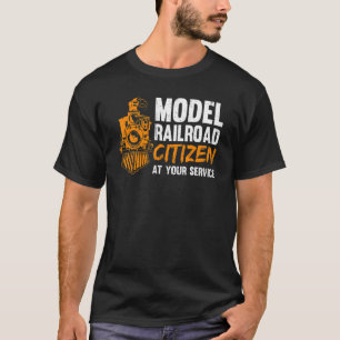 Camiseta Modelo De Ciudadano Ferroviario A Su Servicio