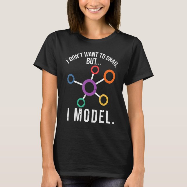 Camiseta Modelo de Codificación de Humor de Ciencia de Dato (Anverso)