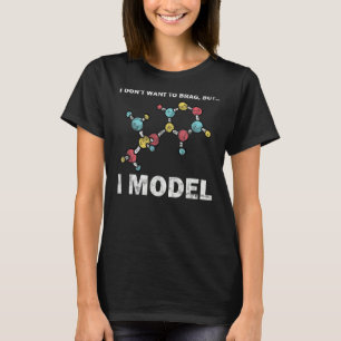 Camiseta Modelo de Codificación de Humor de Ciencia de Dato